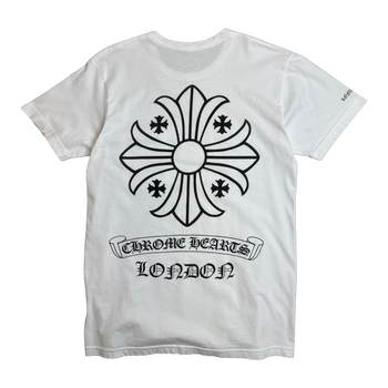 Chrome Hearts London Scroll Pocket Tee White
