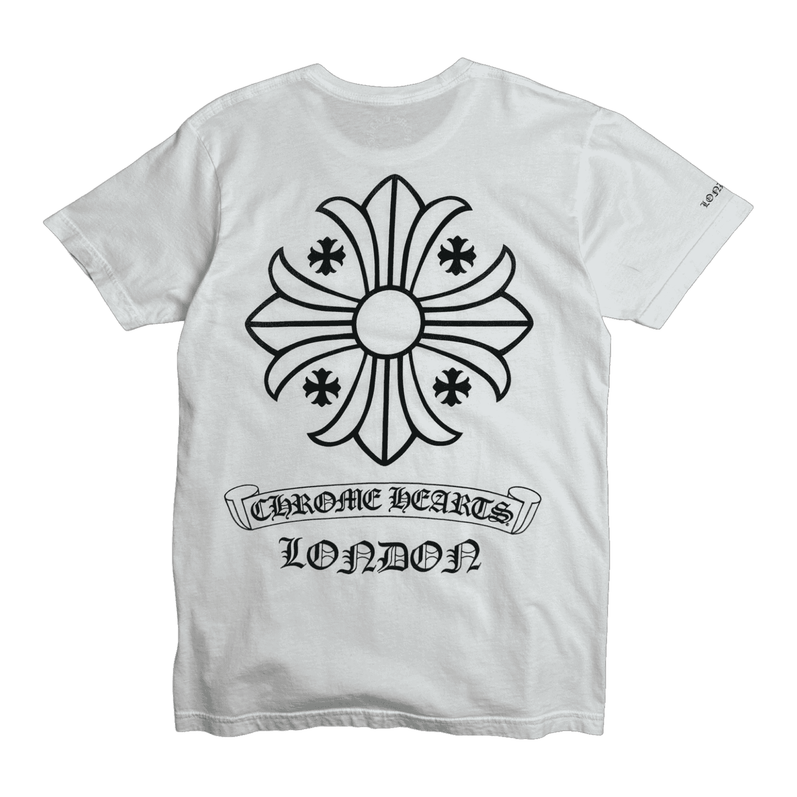Chrome Hearts London Scroll Pocket Tee White