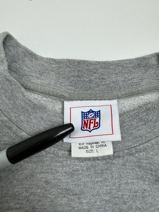 (XL) Vintage NFL Philadelphia Eagles Sweatshirts Grey | Vitnage Clothing Store Canada