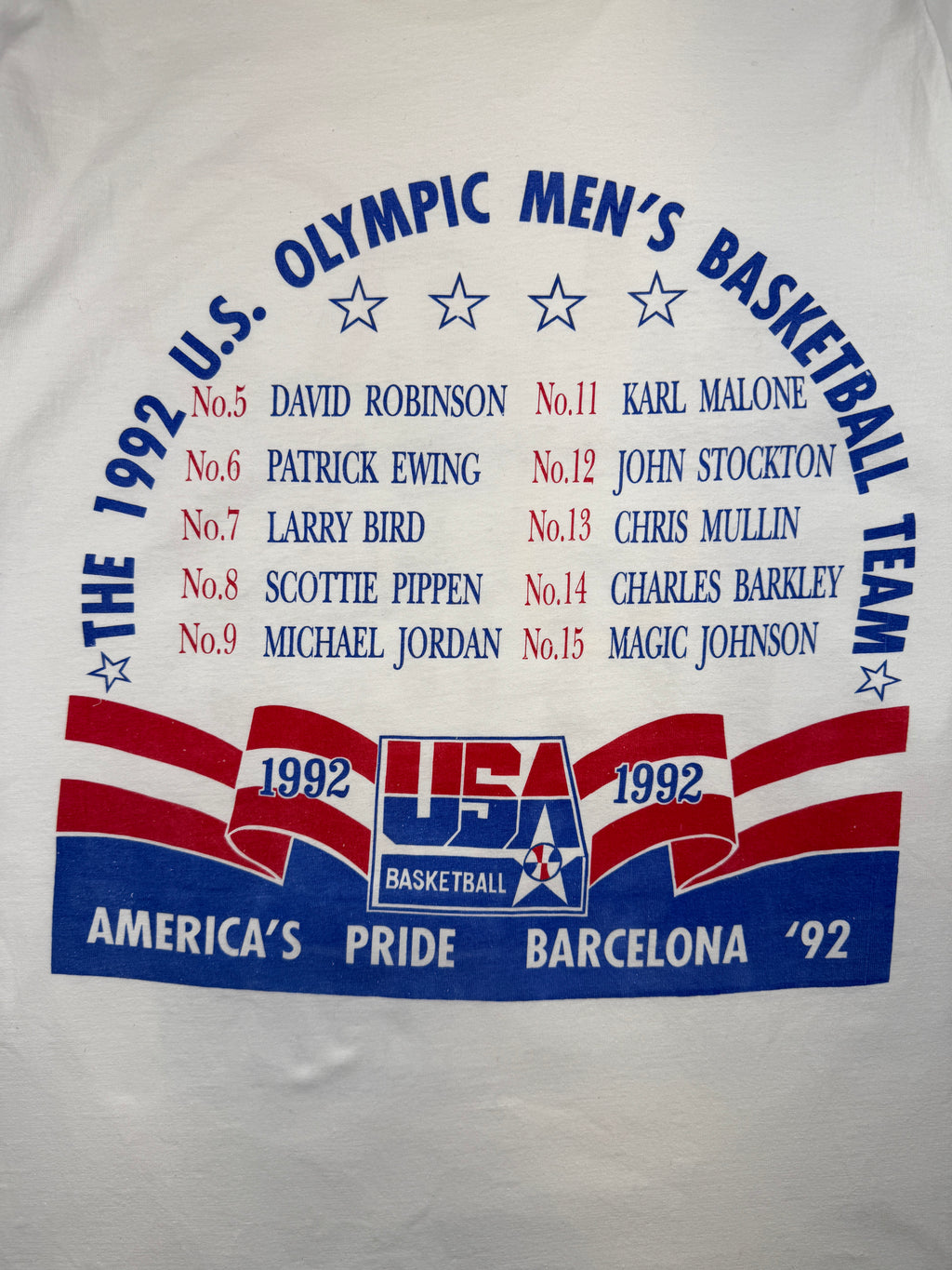 Vintage 1992 Olympics America's Pride Tee White
