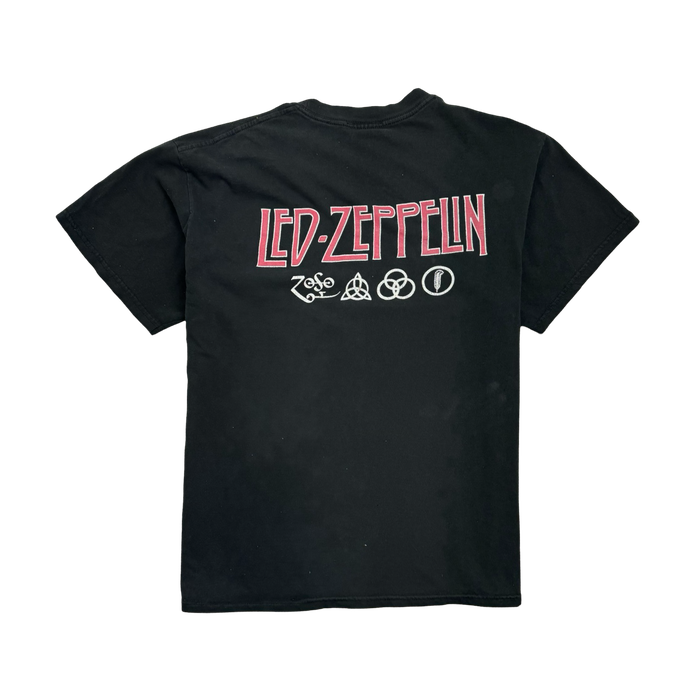 (L) Vintage '04 Led Zeppelin Band Tee Black | Vitnage Clothing Store Canada