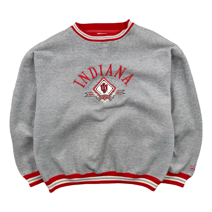 Vintage Indiana Hoosiers Sweatshirt Grey | Vitnage Clothing Store Canada
