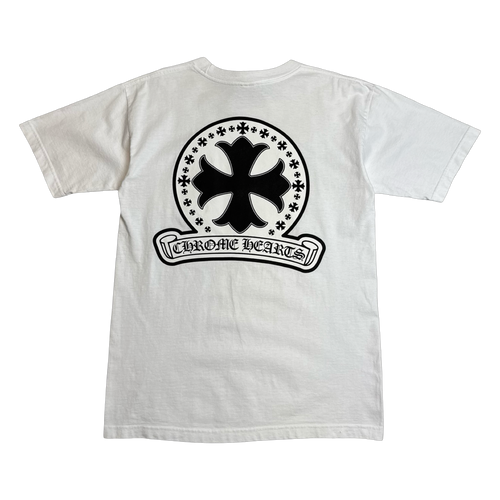 Vintage Chrome Hearts Cross Stamp Pocket Tee White | Vintage Clothing Store Canada
