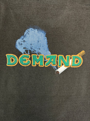 Demand Camel Garment Dyed Tee Dark Grey