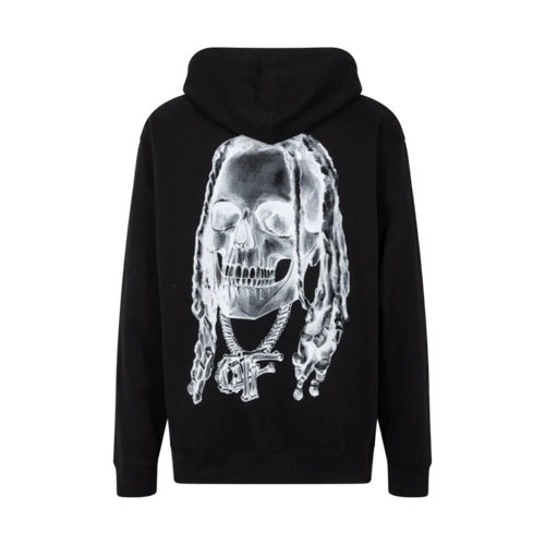 Revenge Lil Durk Bones Hoodie Black | Vintage Clothing Store Canada