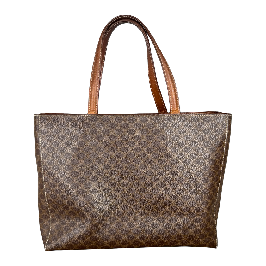 Celine Macadam Triomphe Leather Handbag