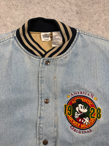Vintage Disney Store Mickey Mouse 1928 Varsity Jacket