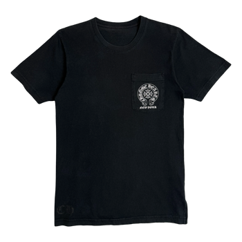 Chrome Hearts New York Horseshoe Pocket Tee Black