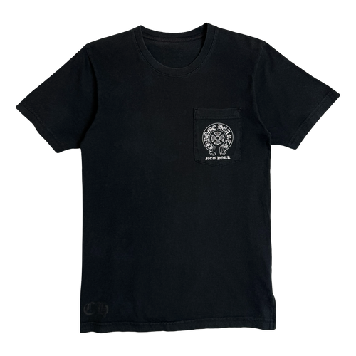 Chrome Hearts New York Horseshoe Pocket Tee Black | Vintage Clothing Store Canada