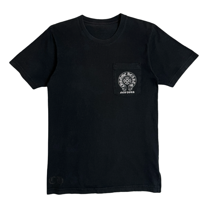 Chrome Hearts New York Horseshoe Pocket Tee Black | Vitnage Clothing Store Canada