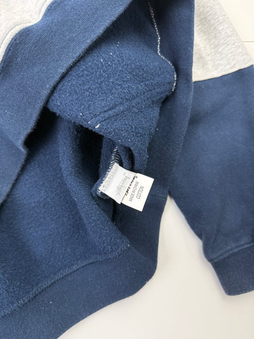 Stussy NYC World Tribe Hoodie Grey (USED) | Vitnage Clothing Store Canada