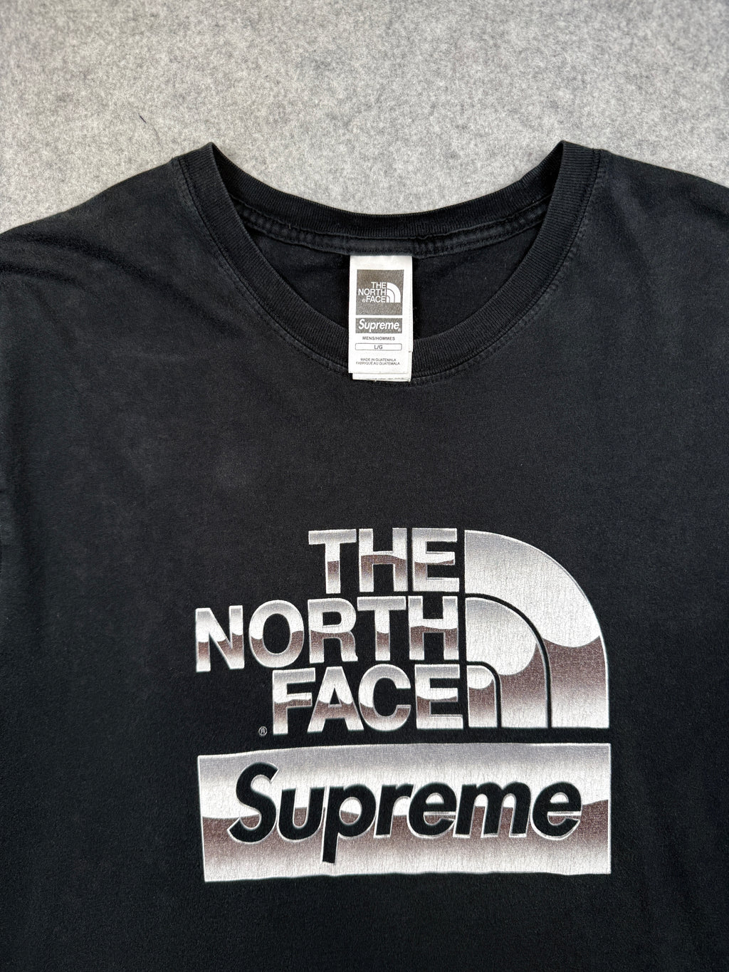 Supreme The North Face Metallic Logo Tee Black (USED)