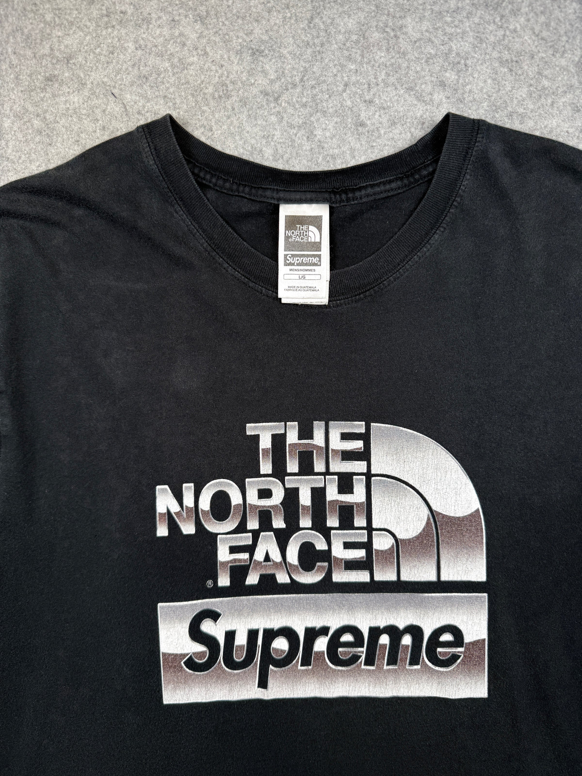 Supreme The North Face Metallic Logo Tee Black (USED)