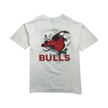 Vintage 90s Chicago Bulls Tee White