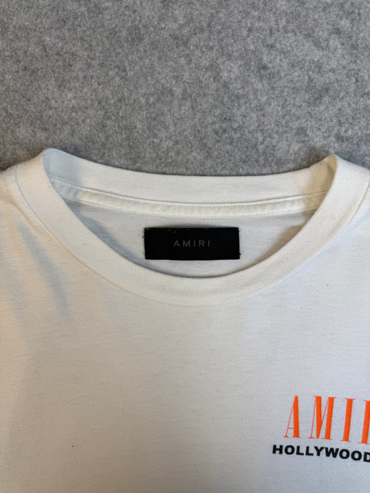 Amiri Bones Stacked L/S Tee White (USED) | Vitnage Clothing Store Canada