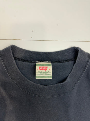 (L) Vintage Levi's Strauss Tee Black