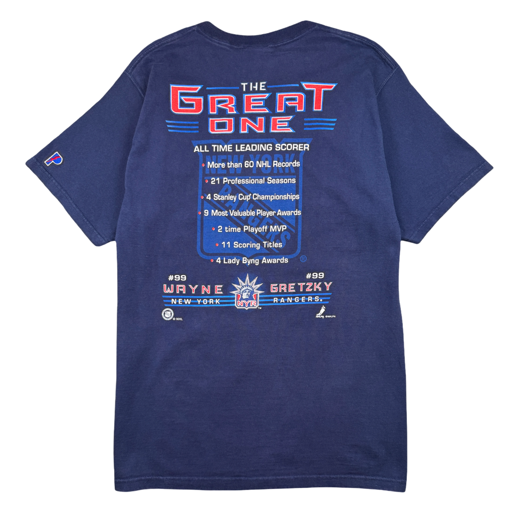 Vintage New York Rangers Wayne Gretzky Tee Navy
