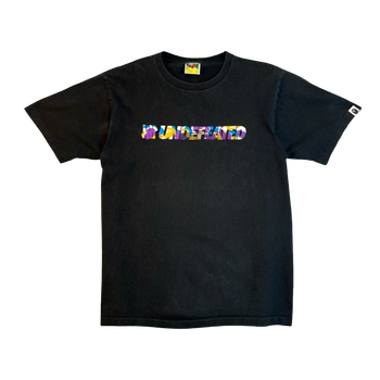 BAPE x Undefeated Unbalanced Tee Black/Multi (USED)