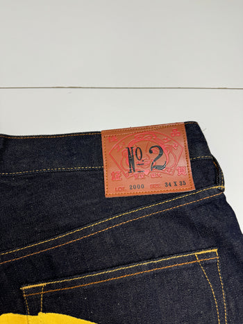 Vintage Evisu Denim Jeans Dark