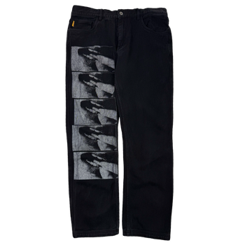 Pleasures Swallow Denim Jeans Black (USED)