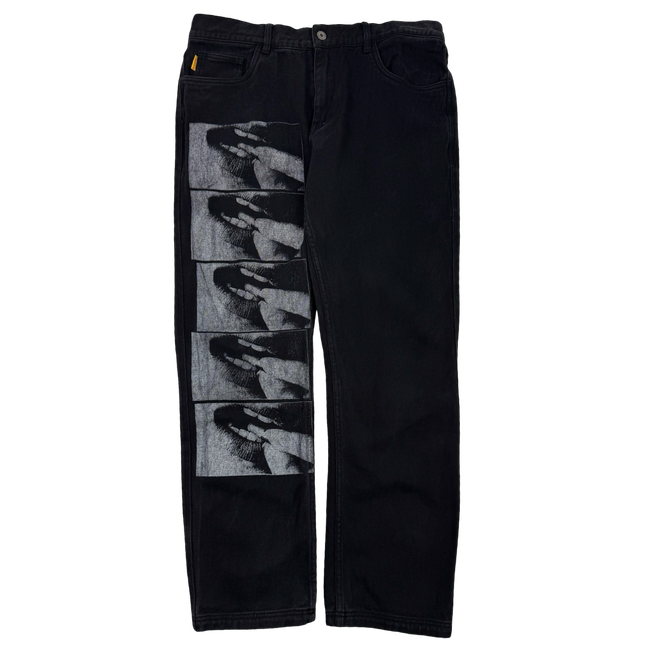 Pleasures Swallow Denim Jeans Black (USED)