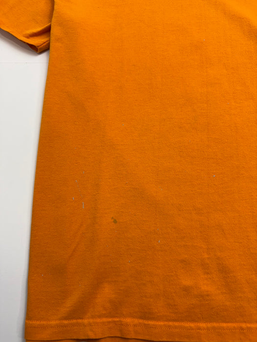 Vintage 2000s Nike Side Swoosh Tee Orange | Vitnage Clothing Store Canada