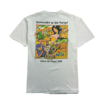 (M) Vintage 90s Rio Bravo Cinco De Mayo Tee White