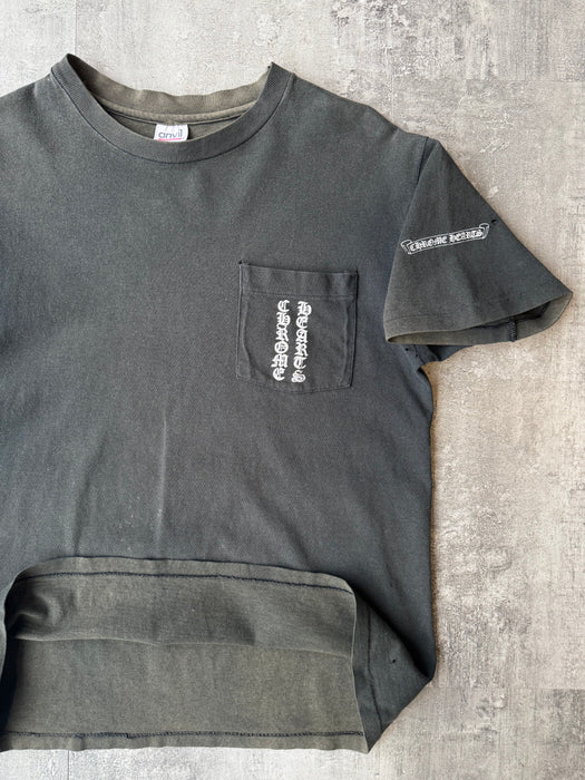 Vintage Chrome Hearts Scroll Logo T-shirt | Vitnage Clothing Store Canada