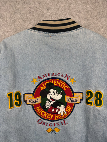 Vintage Disney Store Mickey Mouse 1928 Varsity Jacket