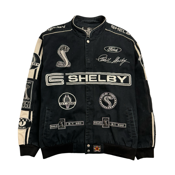 (XXL) Vintage JH Design Ford GT Shelby Racing Jacket Black | Vitnage Clothing Store Canada