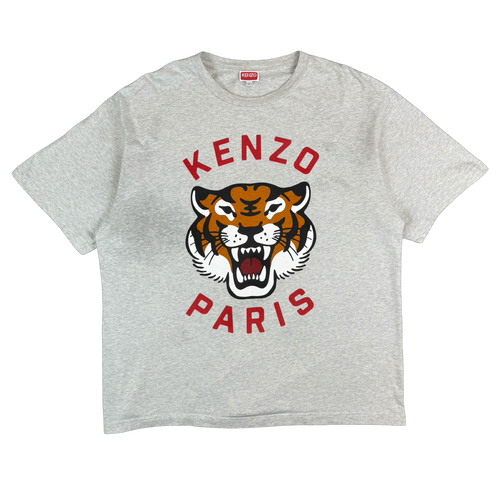 Kenzo Paris Tiger Tee Grey (USED) | Vintage Clothing Store Canada