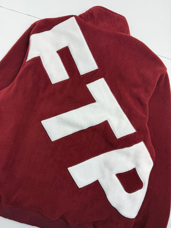 FTP Sherpa Half Zip Jacket Red (USED)