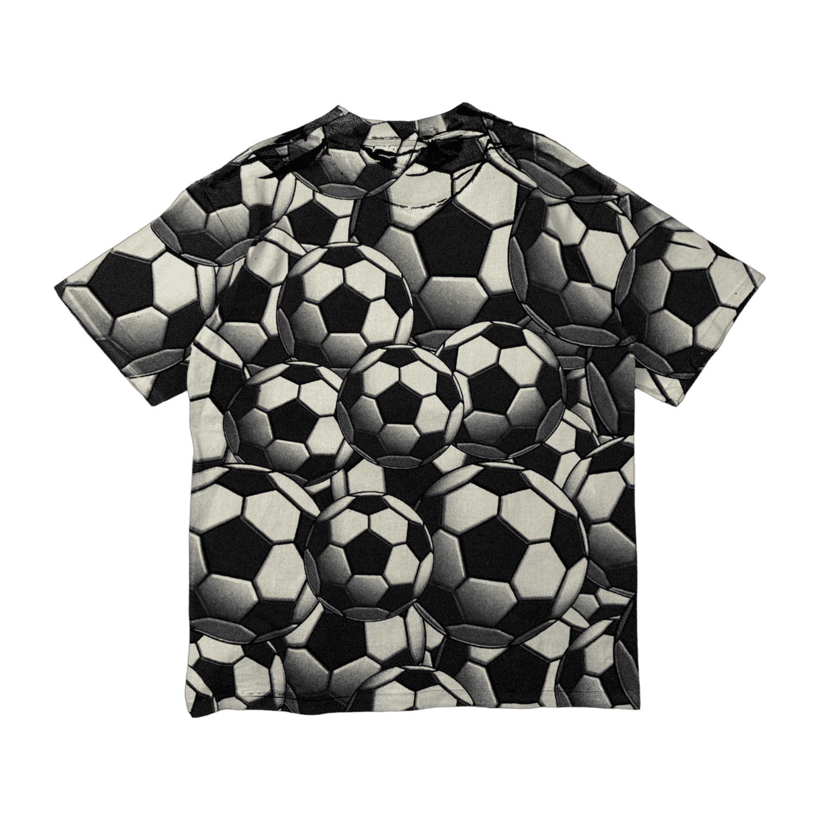 Vintage 90’s Rod Stewart Soccer AOP Tee Black