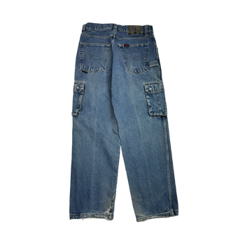 Vintage Y2k FUBU Denim Cargo Pants