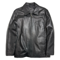 Vintage Balenciaga Paris BB Leather Jacket Black