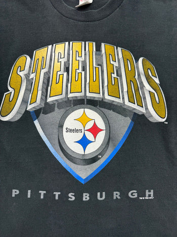 Vintage '95 Pitsburgh Steelers Tee Black