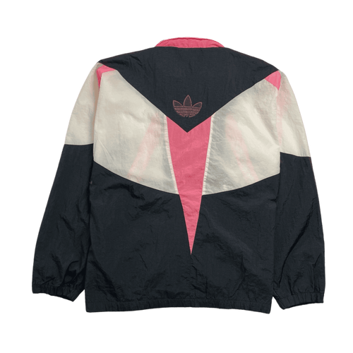 (M) Vintage 90s Adidas Full Zip Light Jacket Black/Pink | Vintage Clothing Store Canada