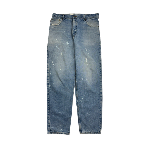 (35) Vintage Carhartt Paint Splatter Denim Pants | Vintage Clothing Store Canada