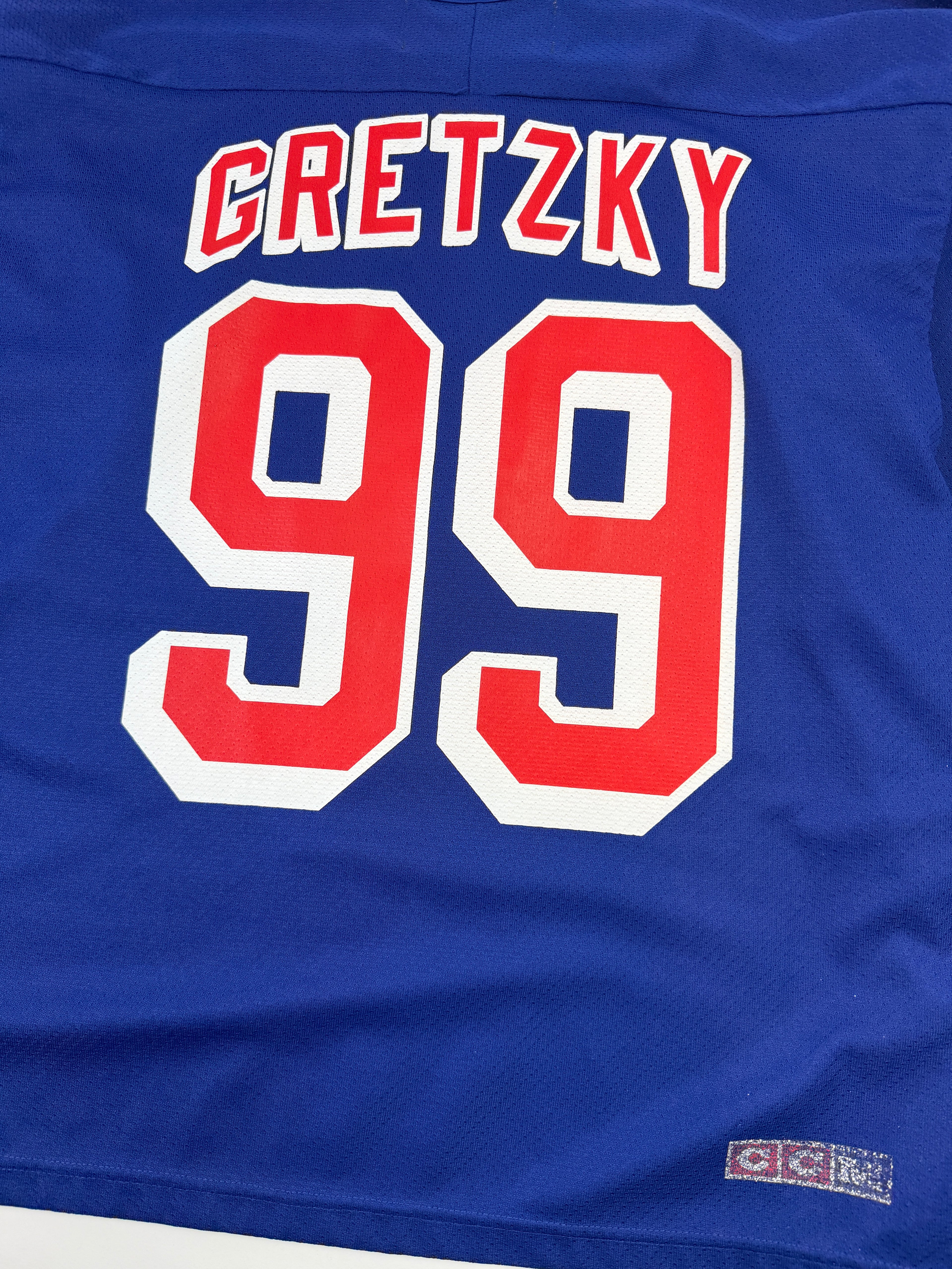 Vintage New York Rangers Wayne Gretzky Hockey Jersey