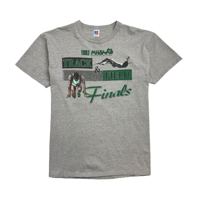 Vintage '97 Michigan High Track & Field Finals Tee Grey