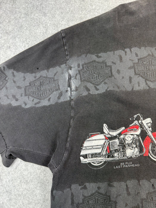Vintage Harley Davidson 90th Anniversary Bikes Tee Black | Vitnage Clothing Store Canada