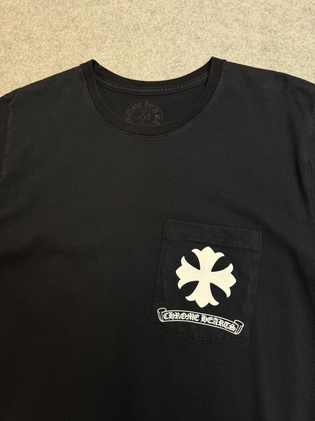 Chrome Hearts Kaleidoscope Cross Pocket Tee Black