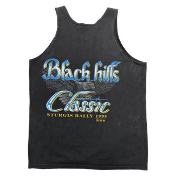 Vintage 1995 Sturgis Black Hills Rally Tank Top Black