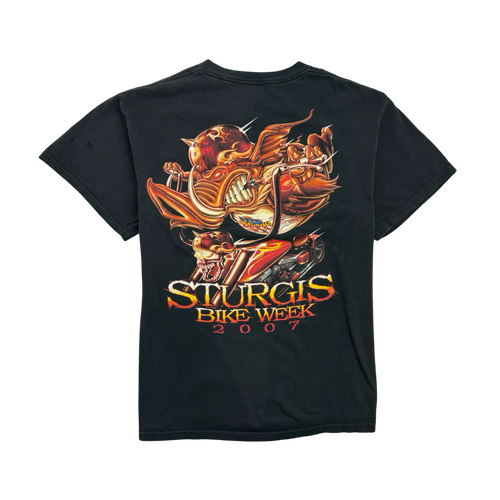 (M) Vintage '07 Sturgis Bike Week Tee Black | Vintage Clothing Store Canada