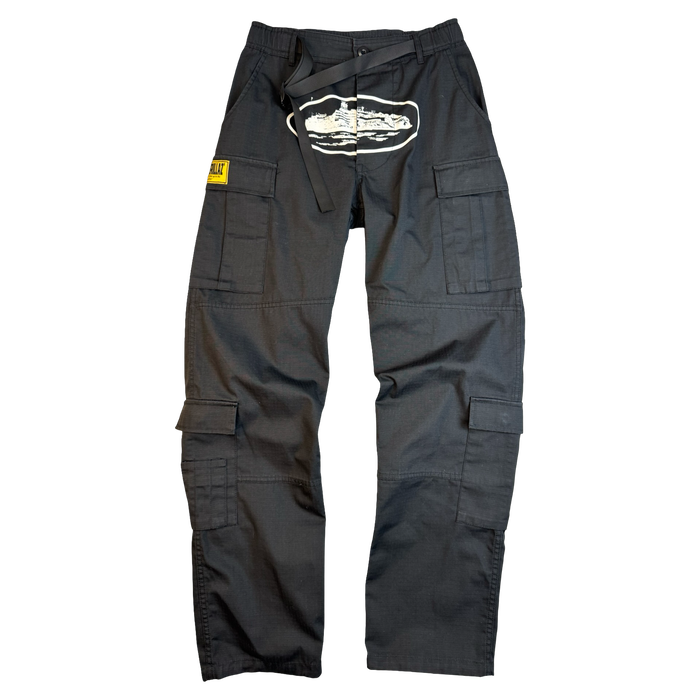 Corteiz Alcatraz Cargo Pants Black (USED) | Vitnage Clothing Store Canada