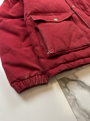 Billionaire Boys Club Canvas Puffer Jacket Red (USED)