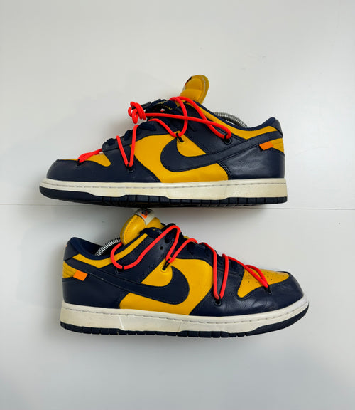 Nike Dunk Low Off-White University Gold (USED) | Vintage Clothing Store Canada