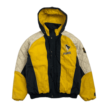 (S) Vintage Starter Pittsburgh Penguins Full Zip Puffer Jacket