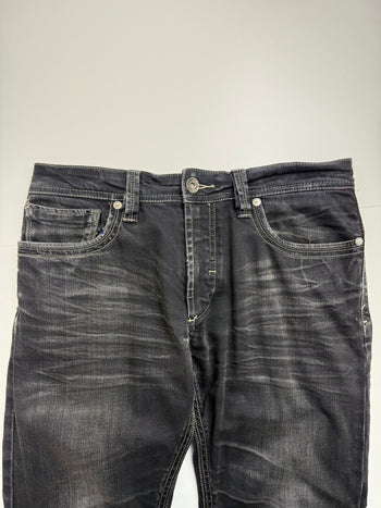 Parasuco Mike Fit Wrinkled Pants Black