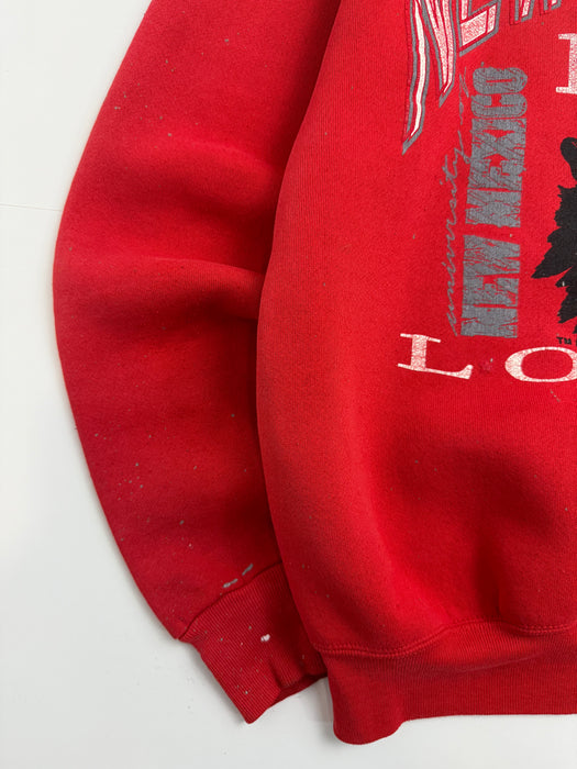 Vintage New Mexico Lobos Sweatshirt Red | Vitnage Clothing Store Canada
